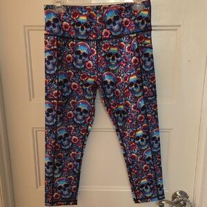 CVG ~ Acid Skulls Medium Capri